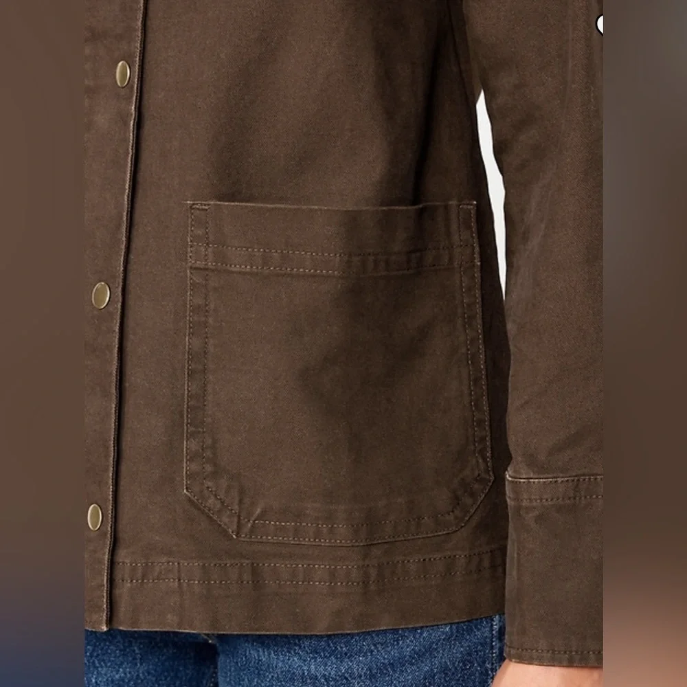 Old Navy Canvas Corduroy Chore Jacket Coat Barn Ranch Gorpcore Fall Oversized
